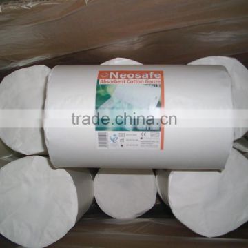 Surgical dressing absorbent pure 100% cotton gauze roll