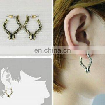 Fashion New Personality Punk Style Vintage Snake Women's Alloy Earring