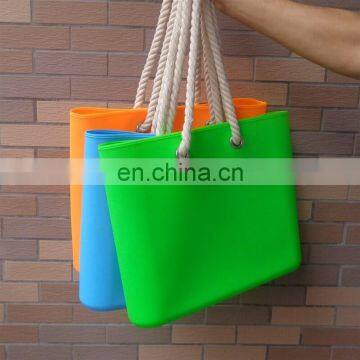 Fashion Waterproof Beach Bags Women Shopping Silicone Handbags