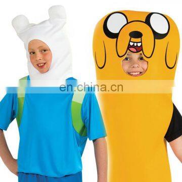 Boys adventure time finn the human jake the dog cartoon book week outfit costume FC2224