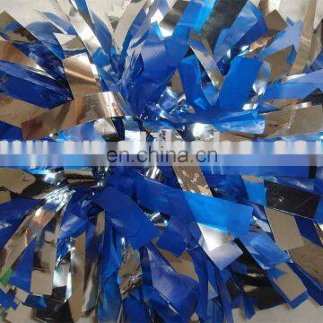 metallic cheerleading pom poms