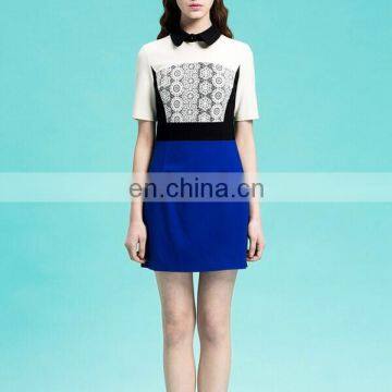 women joint lace dress A line dress