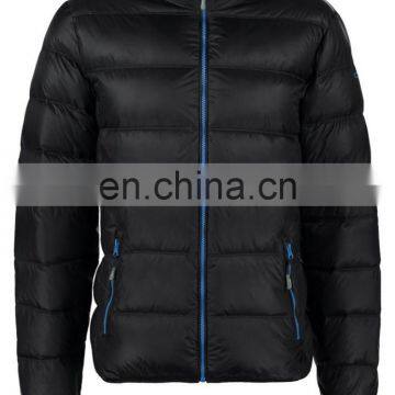 men foldable 100%polyester wadding coat