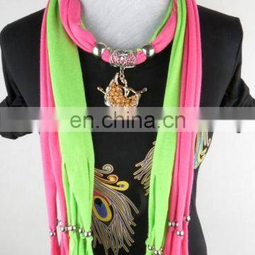 Beautiful pendant necklace jewelry scarf wholesale