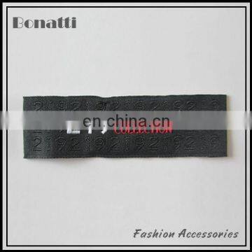 damask woven label for garments