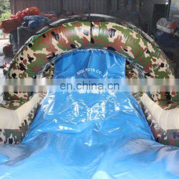 Camouflage Theme Giant Inflatable Bouncer House n Obstacle Course Combo for Sale photo-5