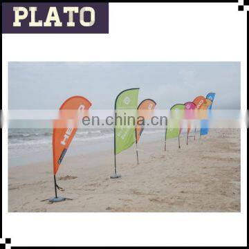 Outdoor advertising beach flag/ colorful flyig flag and banner