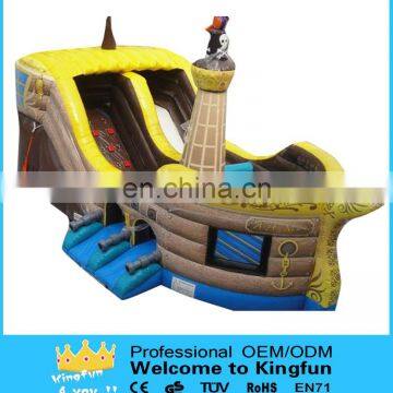 Pirate inflatable slide for entertainment