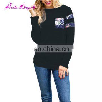 Eaby Hot Sale Autumn Long Sleeves Floral Ladies Tops Shirts for Women Blouses photo-2