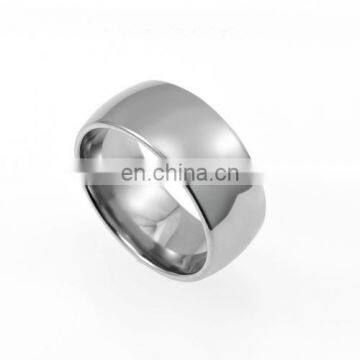 high quality new blank flat ring high polished inside titanium ring