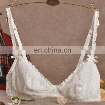 Embroidery soft cup Bra Ladies Underwear