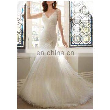 fairy tale ruched beautiful dream bridal gown