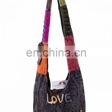 Hobo Cotton Sling Cross Body Messenger Shoulder Bag photo-5