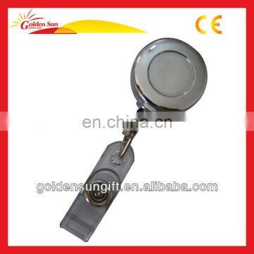 Hot Sale Round Metal Retractable Reel Badge Holders