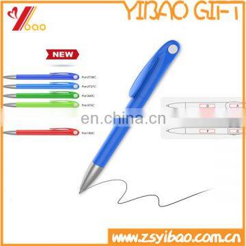 Promotion plastic ball pens with printing custom logo for advertising/promotional