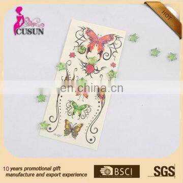 Non-toxic Body Art stickers temporary tattoo