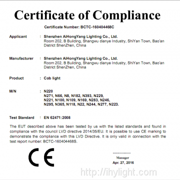 Certificate of Compliance