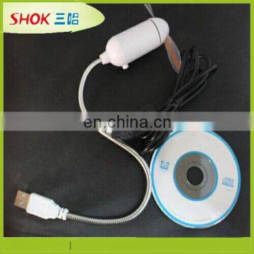 2014 Best Gift S-shaped Plastic Mini USB Fan