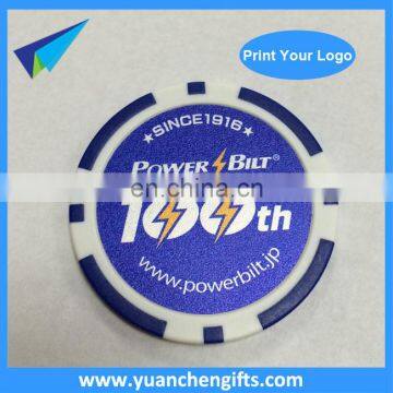 Custom Colorful Plastic Poker Chip With Golf Ball Marker photo-3