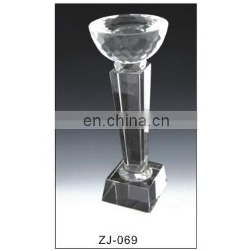 Design fashion cheap crystal awards and trophies for wholesale