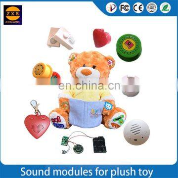 mini recordable push button programmable sound module for plush toys