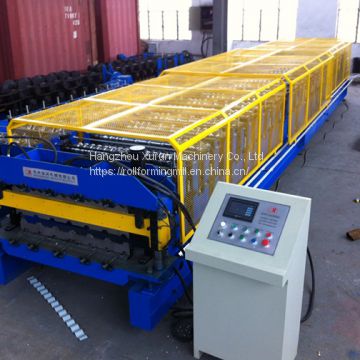 Two Layers PPGI Trapezoidal Roof Panel Roll Forming Machine Double Layer Roll Forming Machine