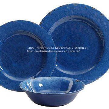 Melamine 3pcs Rustic Dinnerware Set photo-2