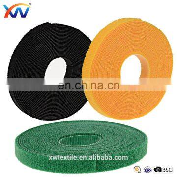 Wholesale back to back hook and loop with double side, fastener tape from OEM factory