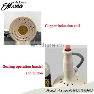 Electromagnetic plastic bottle cap sealing machine hand held sealer