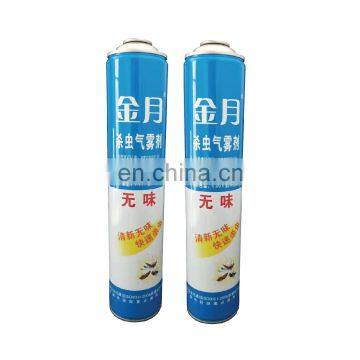 Empty aerosol spray cans for Insecticide and empty butane canister