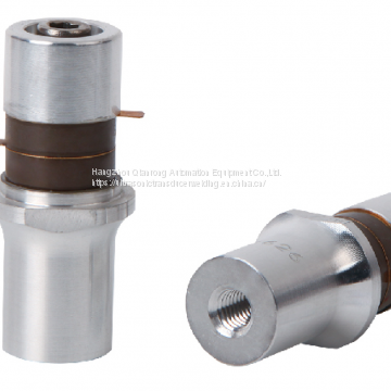 20mm Diameter Ceramic Ultrasonic Piezoelectric Transducer , 40Khz 200w Ultrasonic Transducer