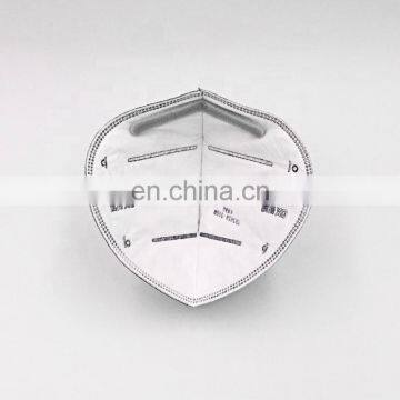 Filtering Activated Carbon Foldable Mask Anti-smoke Half Face Masks With Aluminum Nose Clip photo-6