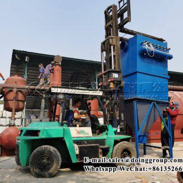 10T waste plastic pyrolysis machine high profit