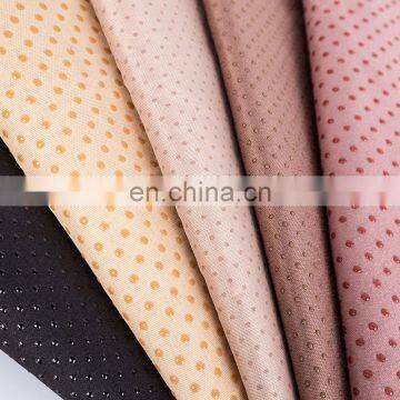 Chinese OEM 50D Plain Dyeing PVC Dot 300T Pongee 100% Polyester Pongee Fabric photo-3