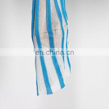 TWOTWINSTYLE Korean Striped Knitted Women Sweater V Neck Long Sleeve Tunic Slim Hit Color photo-6