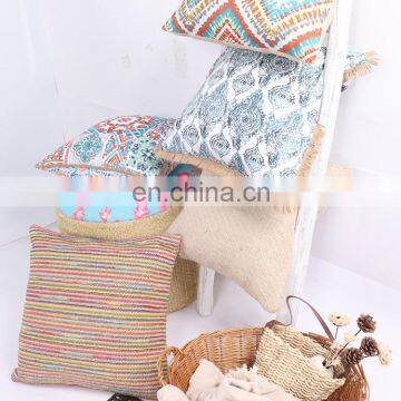 Wholesale Square Cotton Cushion Printed National Flavor Pattern Classical National Customs Design Cushion Pillow photo-3