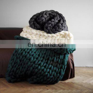 in stock giant super chunky merino wool thick yarn for knitting blanket