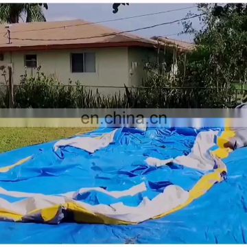 commercial outdoor tropical grade inflatable skyline super party inflatable  slide