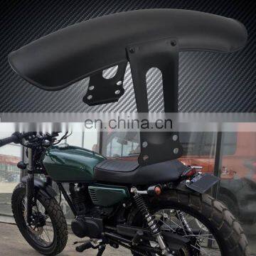 Replacement Black Retro Iron Front Fender of motorcycle Mudguard Mudflap for Honda CG125