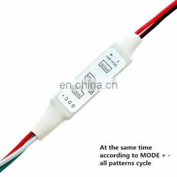 Mini DC524V SP002E 3 Keys Pixel Led Controller For RGB WS2811 WS2812 Strip Light