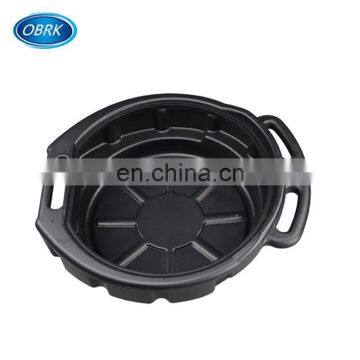 8L/15L Circle Portable  Plastic Oil Drain Pan