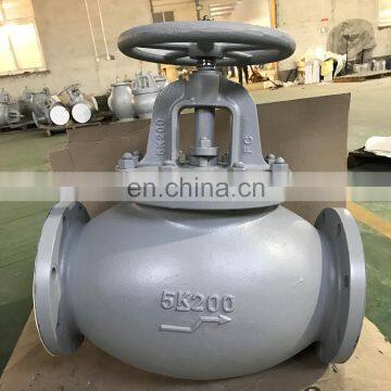 JIS F7305 MARINE CAST IRON GLOBE VALVE 5K