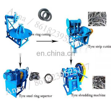 Durable motorcycle truck  waste tyres rubber process machine