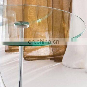 6mm 5mm round table top toughened tempered glass