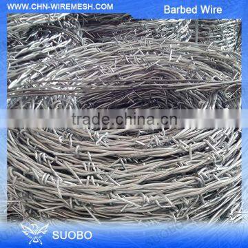 Hot Sale!! Unit Weight Of Barbed Wire For Animal Husbandry, Galvanized Barbed Wire