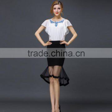Hot Sell Cultivate One's Morality Step Skirt Long Maxi Skirt