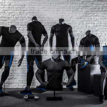 afellow mannequin half body male sport mannequin