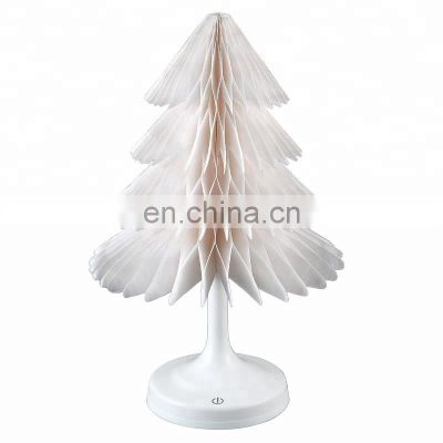 Christmas folding Paper lampstar Christmas tree led decoration night lights