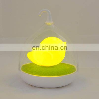 Bird Cage Touch Sensor Lamp Mini LED Night Light for Garden or Decor photo-4