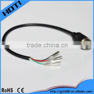 4 Pin Din Aviation Connector Car Camera Pigtail Cable photo-3